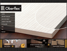 Tablet Screenshot of oberflex.cz